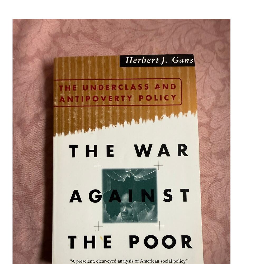 The War Against The Poor Paperback Book - Herbert J Gans
